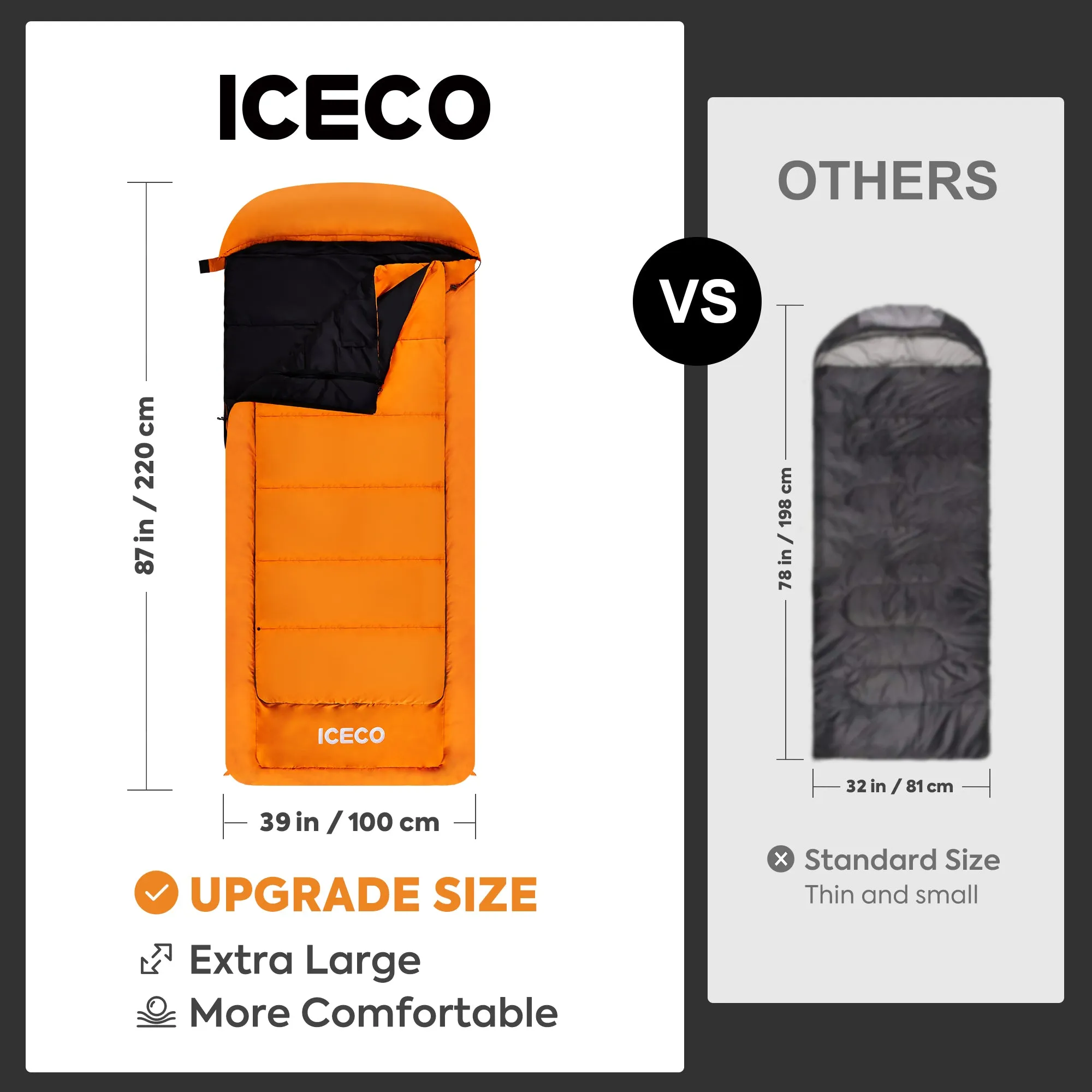 0℉ Adult Sleeping Bags With Liner | ICECO