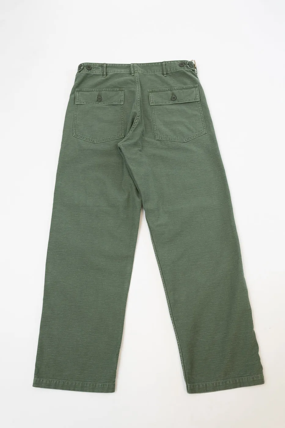 01-5002-216 - Fatigue Pants Reverse Sateen - Standard Fit - Vintage Washed Olive