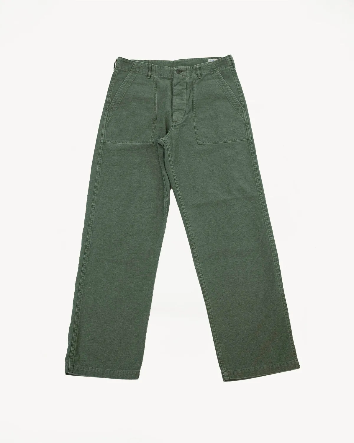 01-5002-216 - Fatigue Pants Reverse Sateen - Standard Fit - Vintage Washed Olive