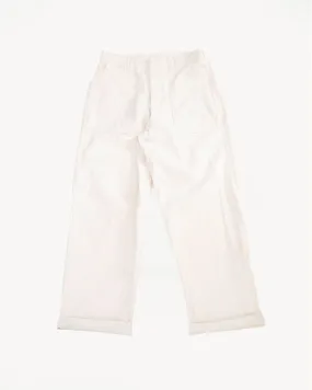 01-5103-66 - Napped Summer Fatigue Pants - Ecru