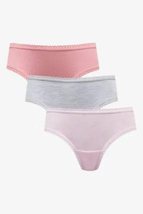 3 Pack Bikini Panties Multi