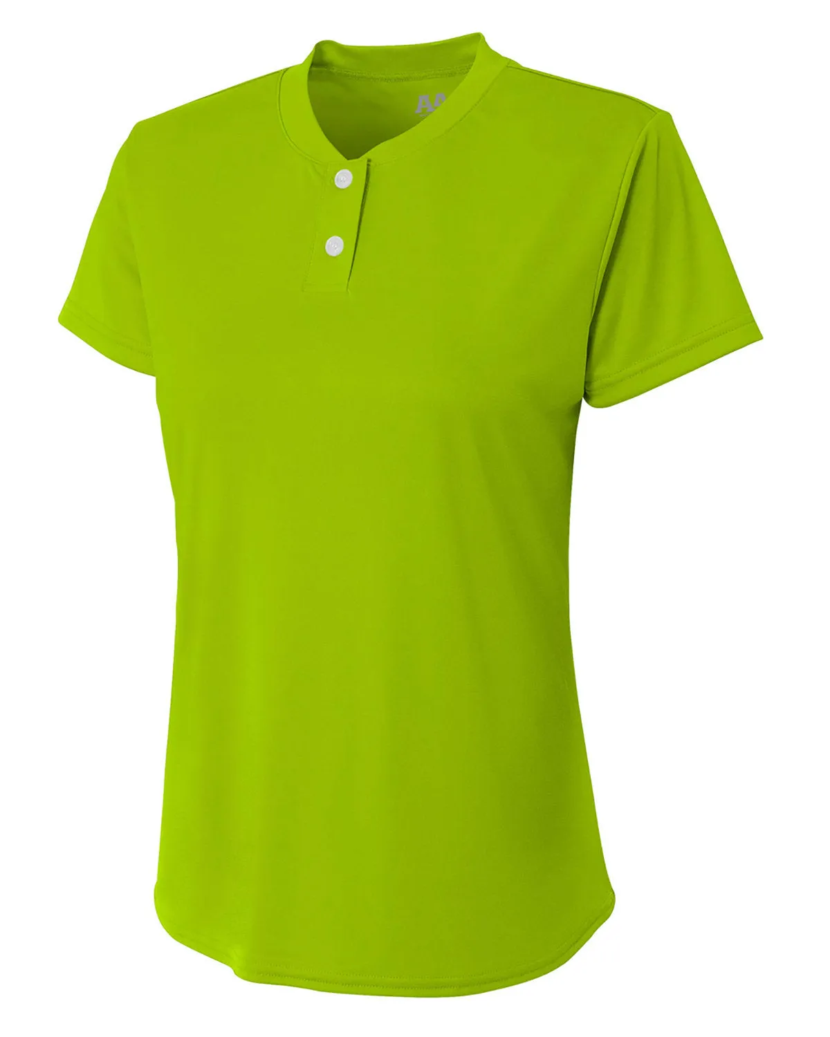 A4 Girl's Tek 2-Button Henley Shirt