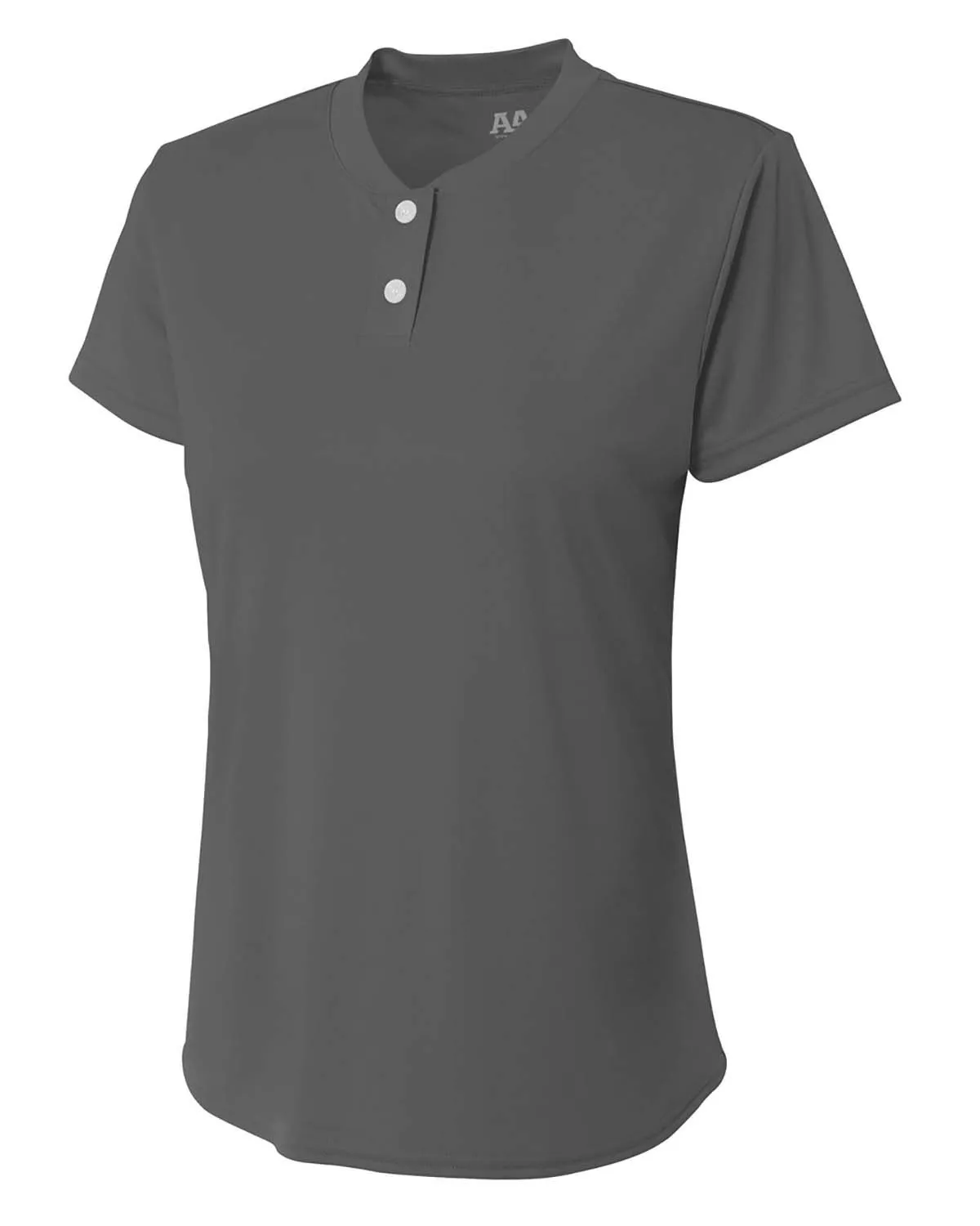 A4 Girl's Tek 2-Button Henley Shirt