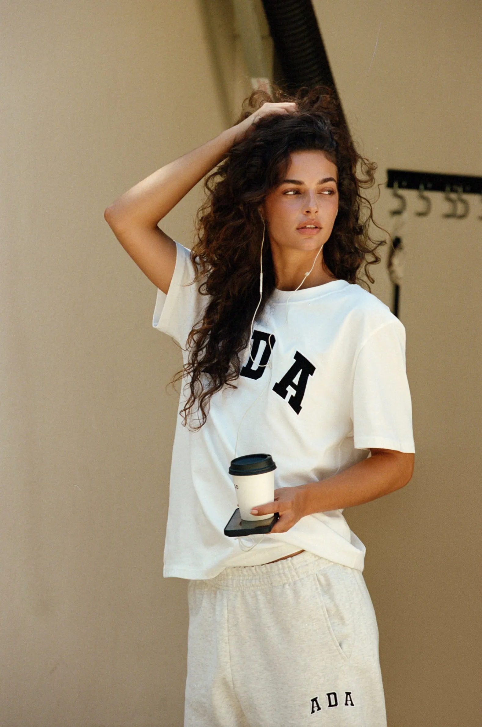 ADA Short Sleeve Oversized T-shirt - White