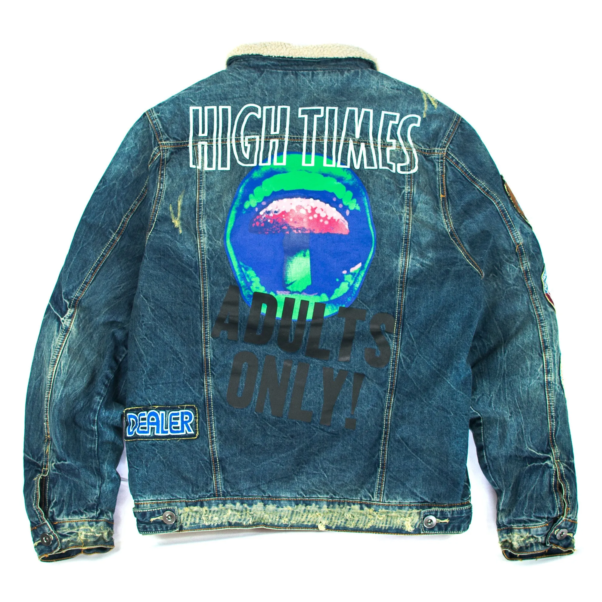 ADULTS ONLY! SHERPA DENIM JACKET