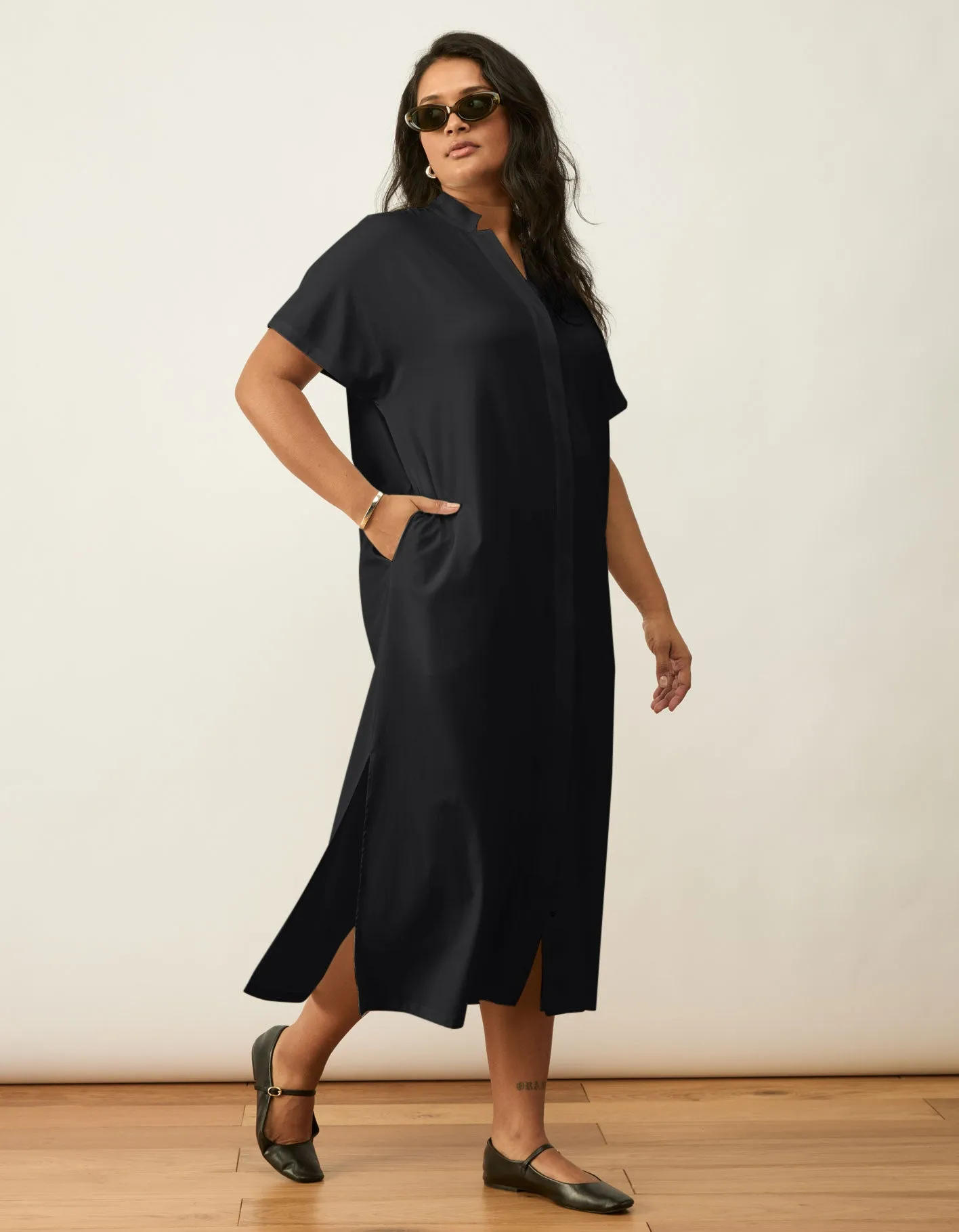 Anywhere Maxi Shirt Dress