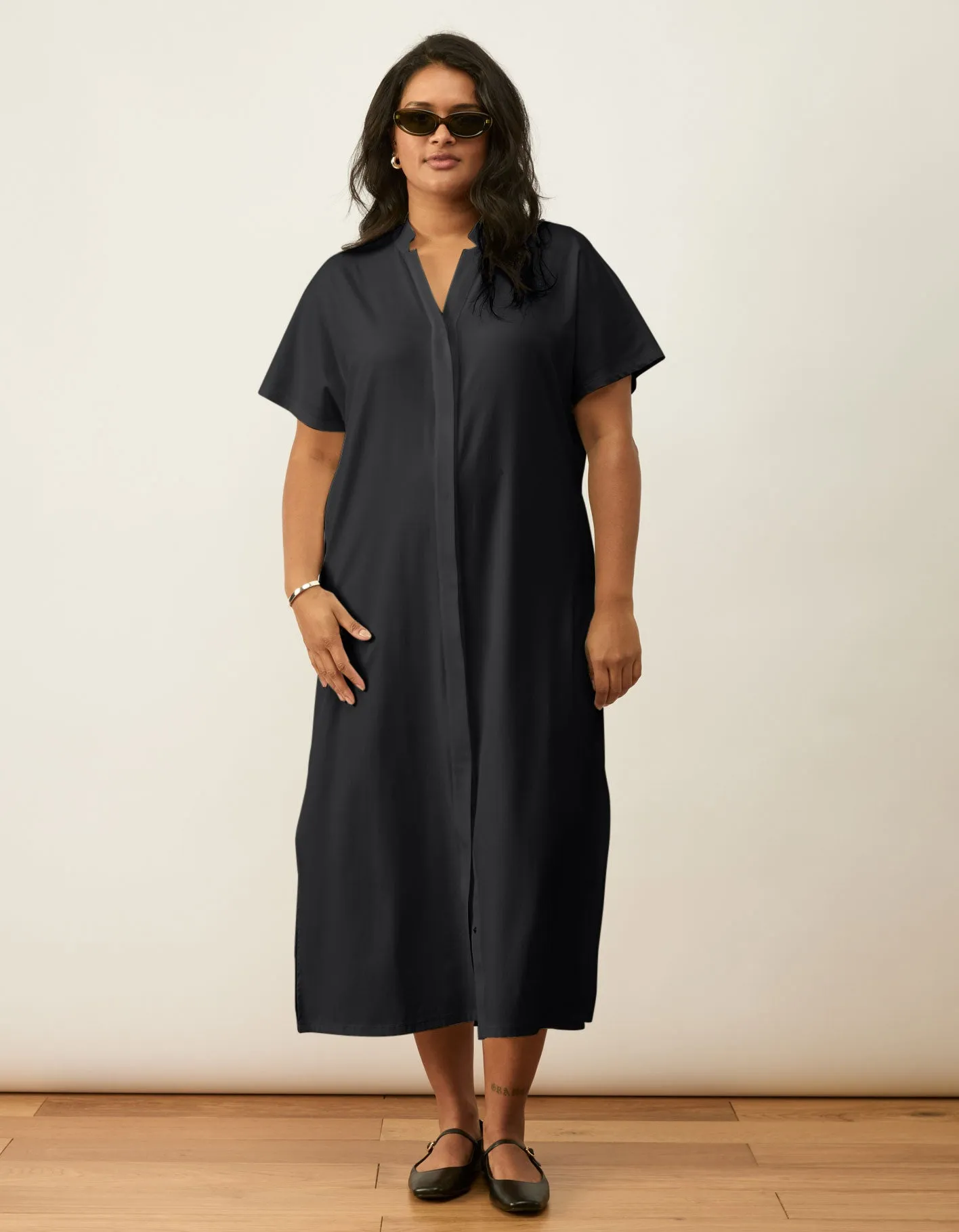 Anywhere Maxi Shirt Dress