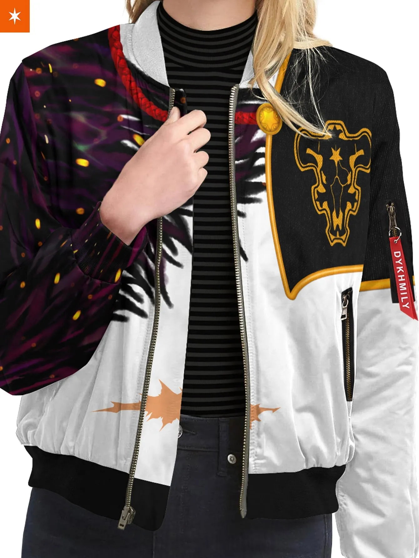 Asta Demon Skin Bomber Jacket