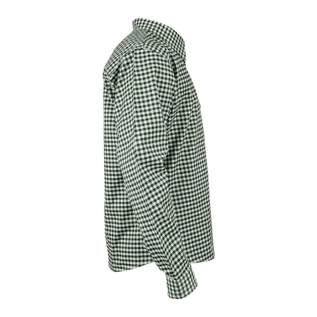 Bavarian Men Shirt Checked Apple Green