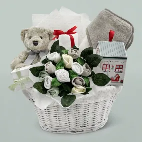 Berkeley Bear's Christmas New Baby Gift Basket