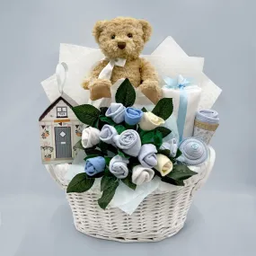 Bertie’s New Baby Boy Gift Basket