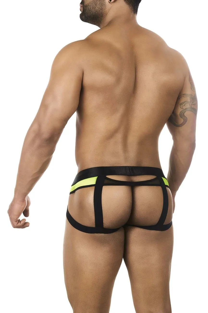 BiteWear BW2023108 Tuxedo Banana Jockstrap Color Green