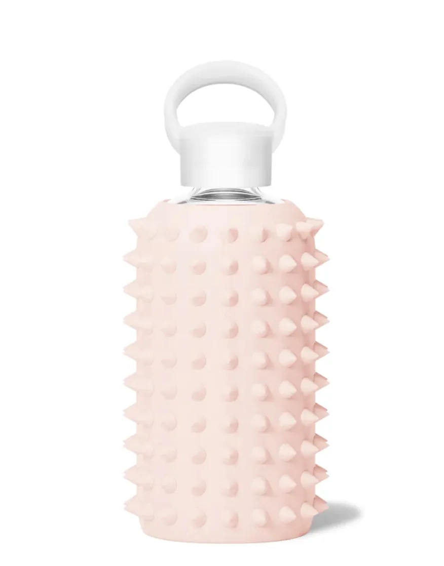 BKR | 500ml Glass   Spiked Silicone Water Bottle