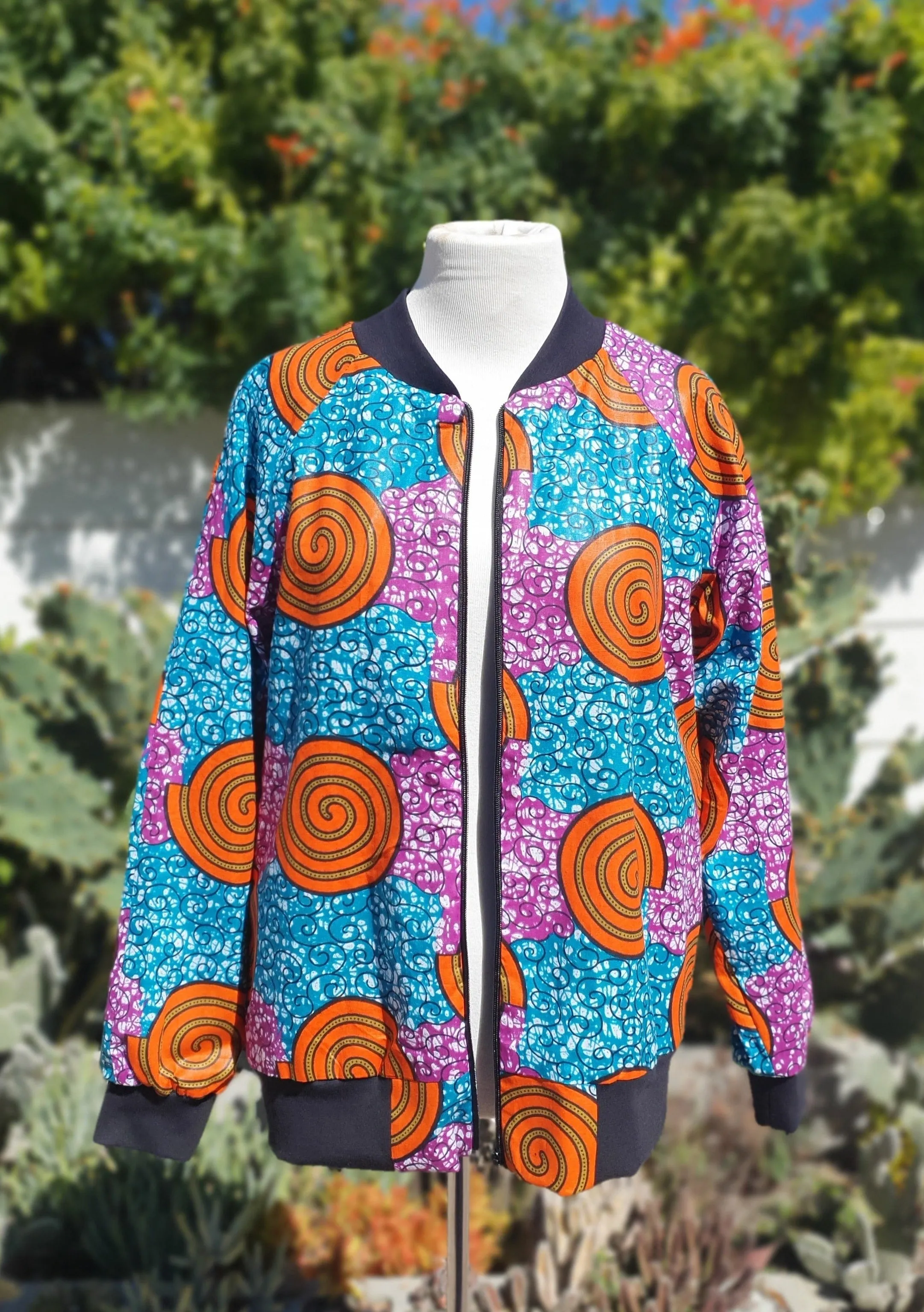 Bomber Jacket - Ladies Medium Swirl