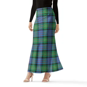 Bowie Ancient Tartan Womens Full Length Skirt