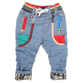 Boys Corduroy Pant - Steel Blue