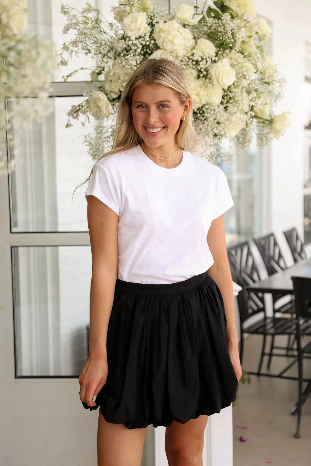 Bubble Mini Skirt - Black