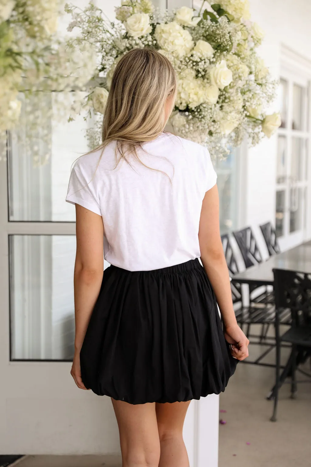 Bubble Mini Skirt - Black