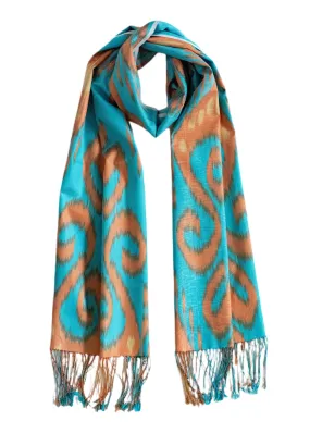 Canton Silk Ikat Scarf