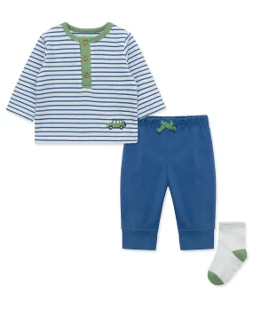 Car Icon Jogger Set (12M-24M)