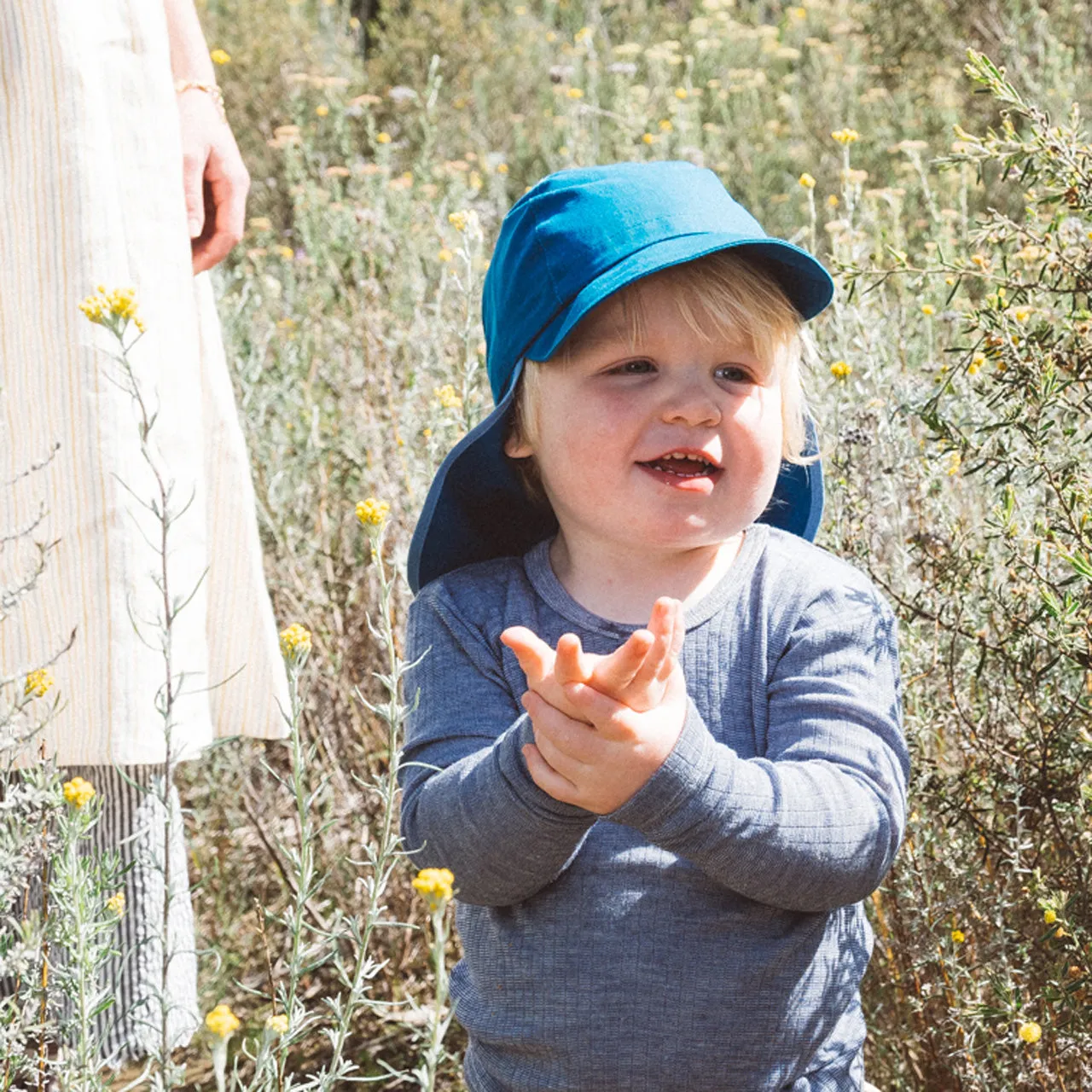 Child's Top Long Sleeve - Organic Cotton/Merino/Silk (1-12 years)