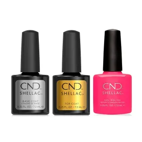 CND - Shellac Combo - Base, Top & Pink Bikini