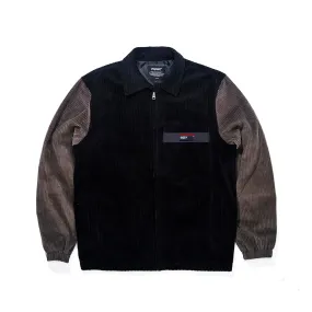 CORDUROY COLLAR JACKET BLACK