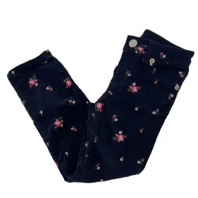 Corduroy Floral Leggings