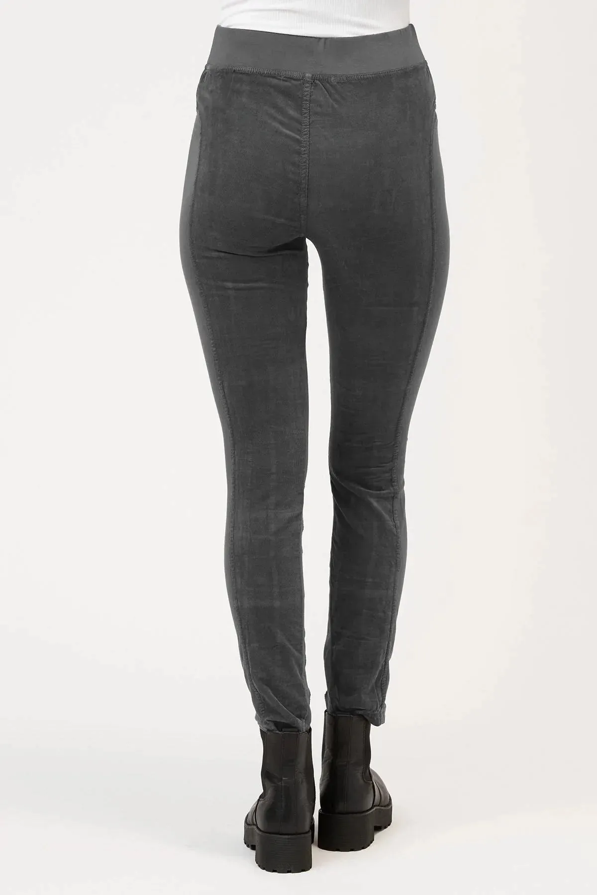 Corduroy Olso Leging - Charcoal