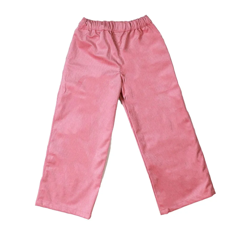 Corduroy Pant For Girls - Pink