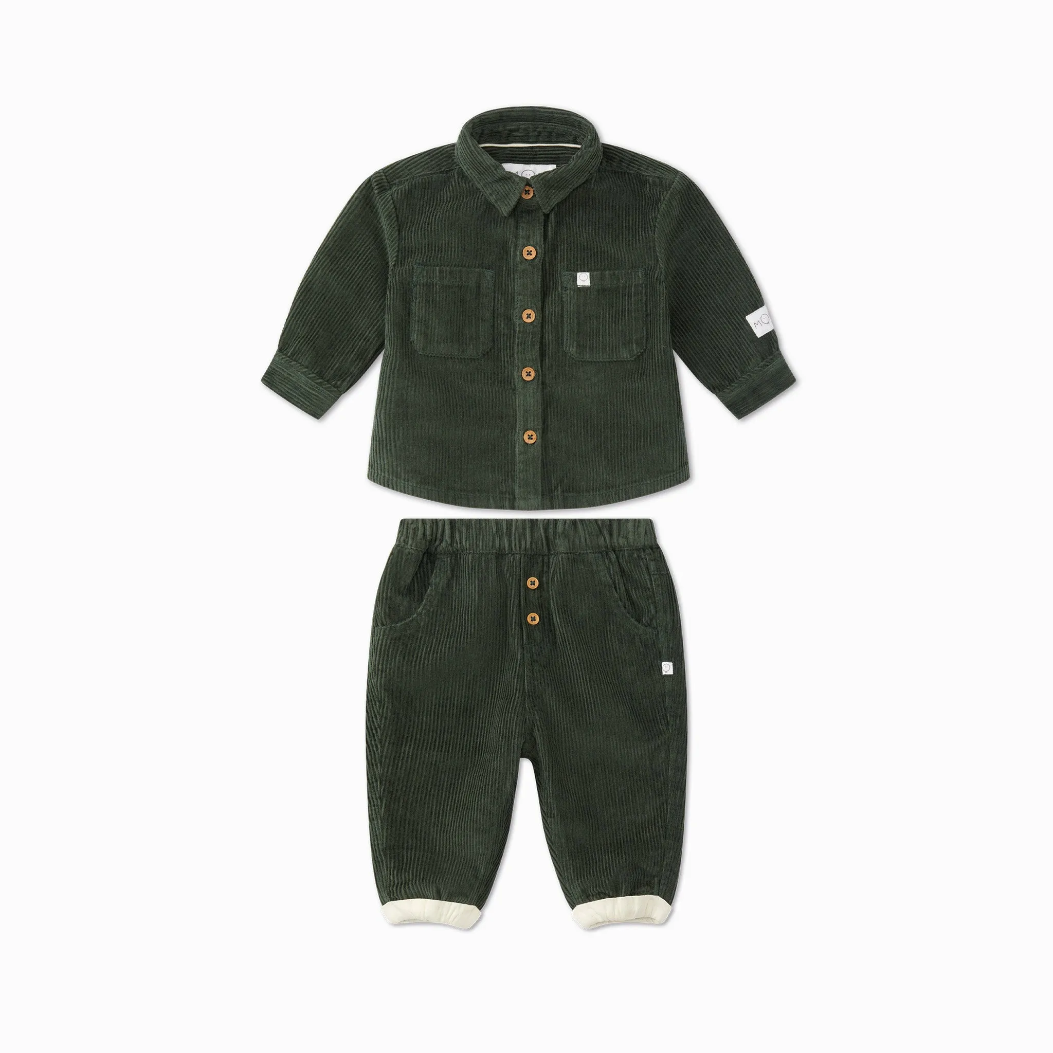 Corduroy Shirt & Pants Outfit