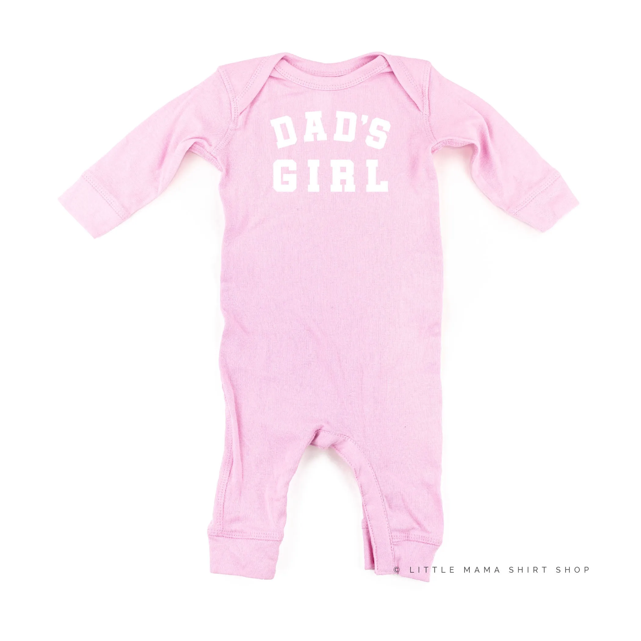 DAD'S GIRL - VARSITY - One Piece Baby Sleeper