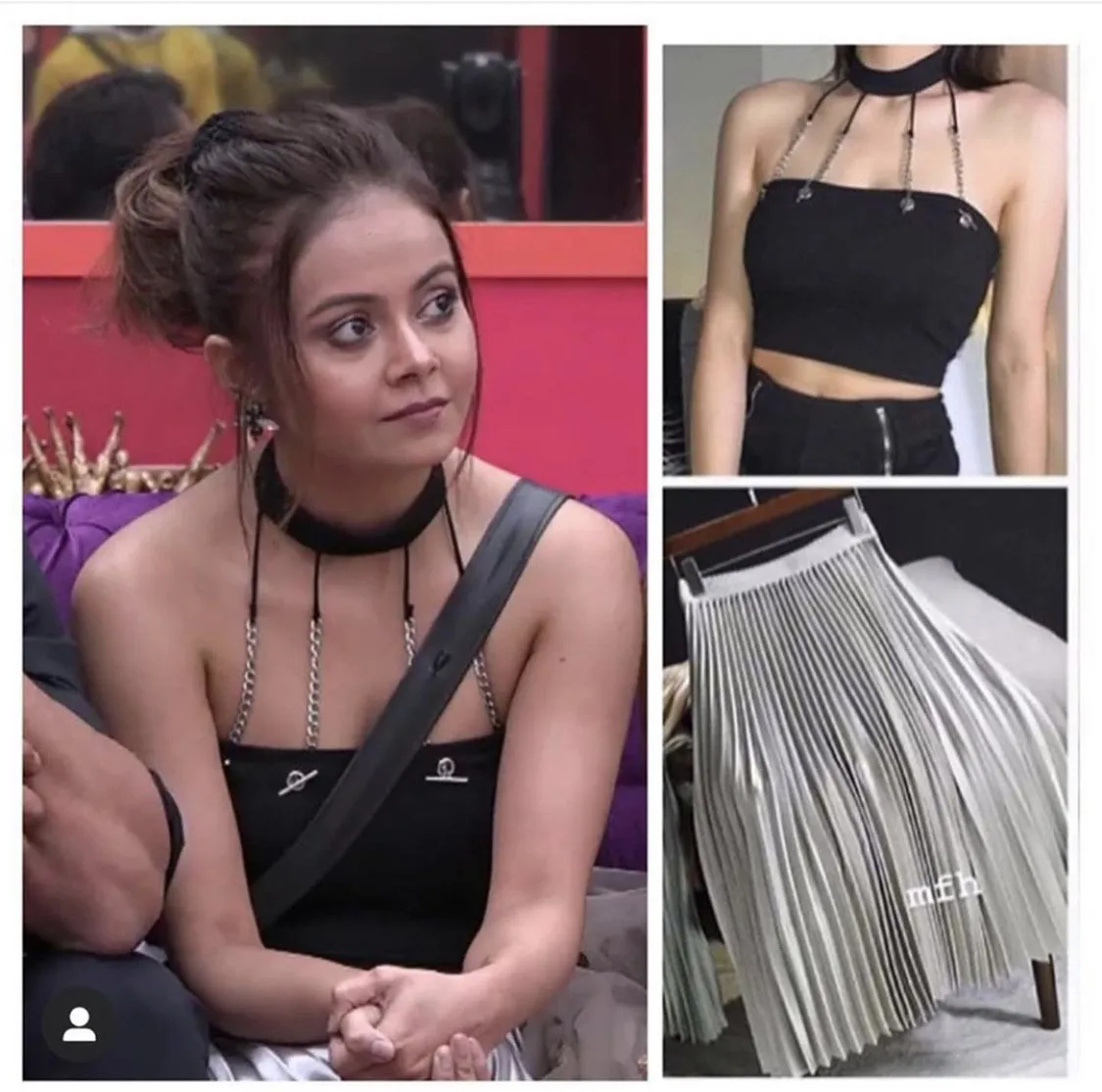 Devoleena In Our Luxury Pleated Skirt