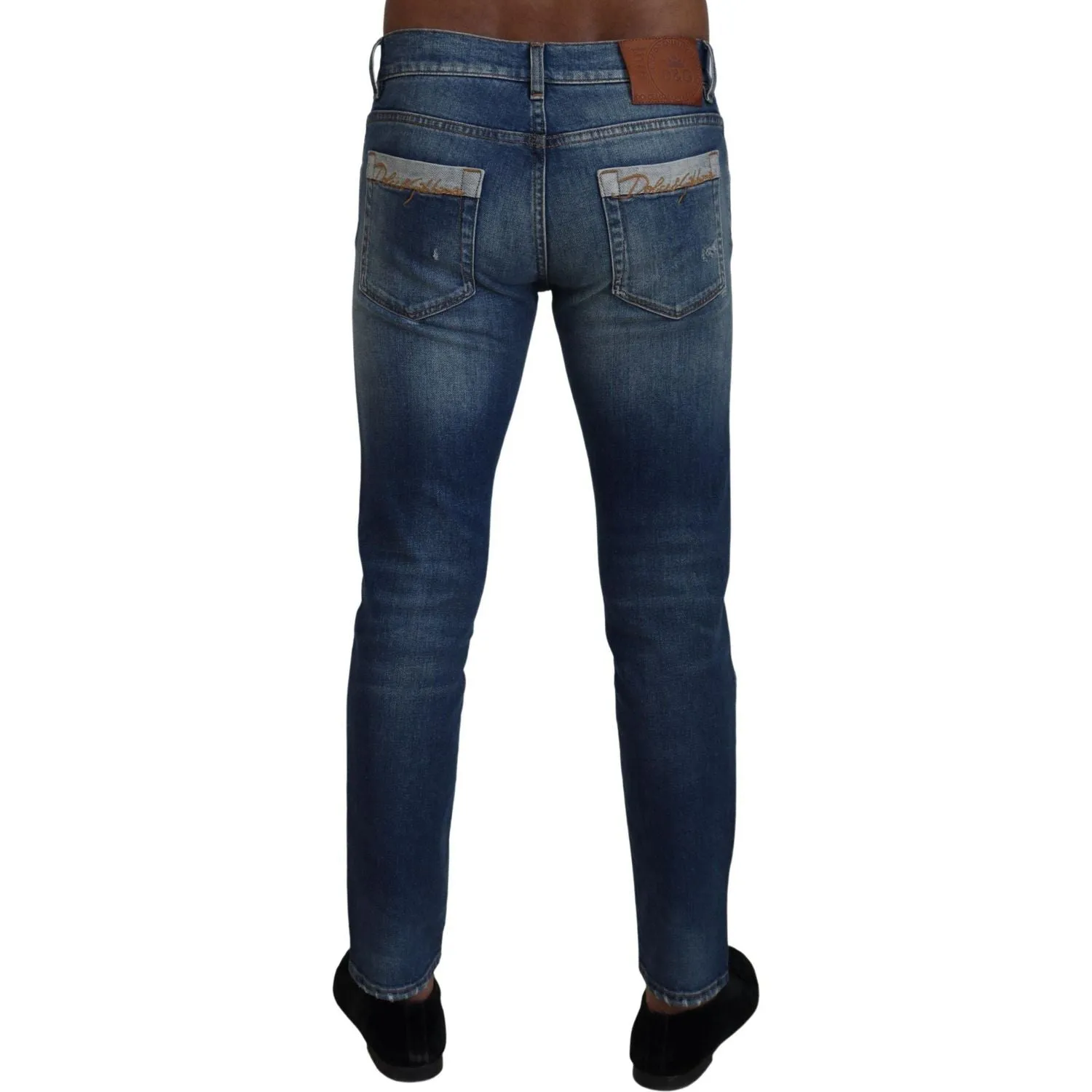 Dolce & Gabbana Elegant Slim Fit Italian Denim Jeans