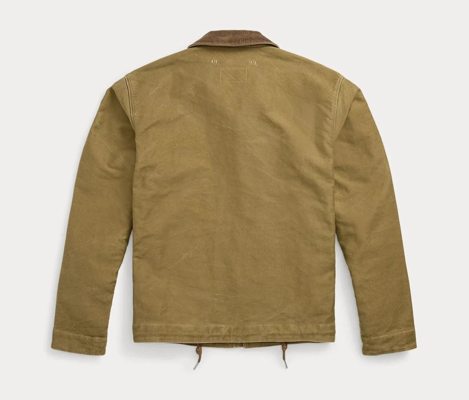 Double RL - Corduroy-Collar Cotton Deck Jacket - Khaki Drab