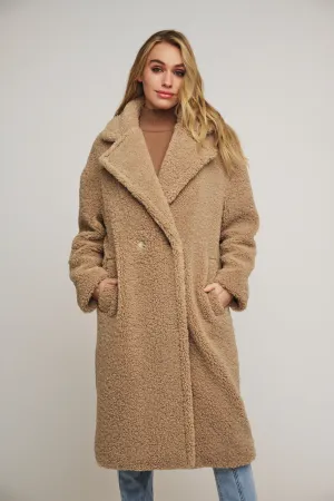 Elicia Teddy Double Breasted Coat