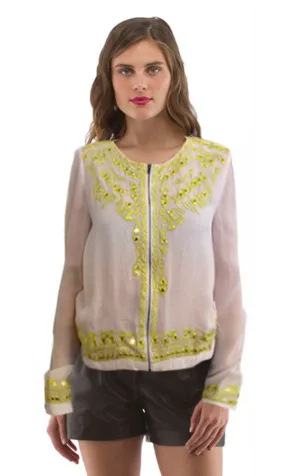 Embroidered Mirror Jacket