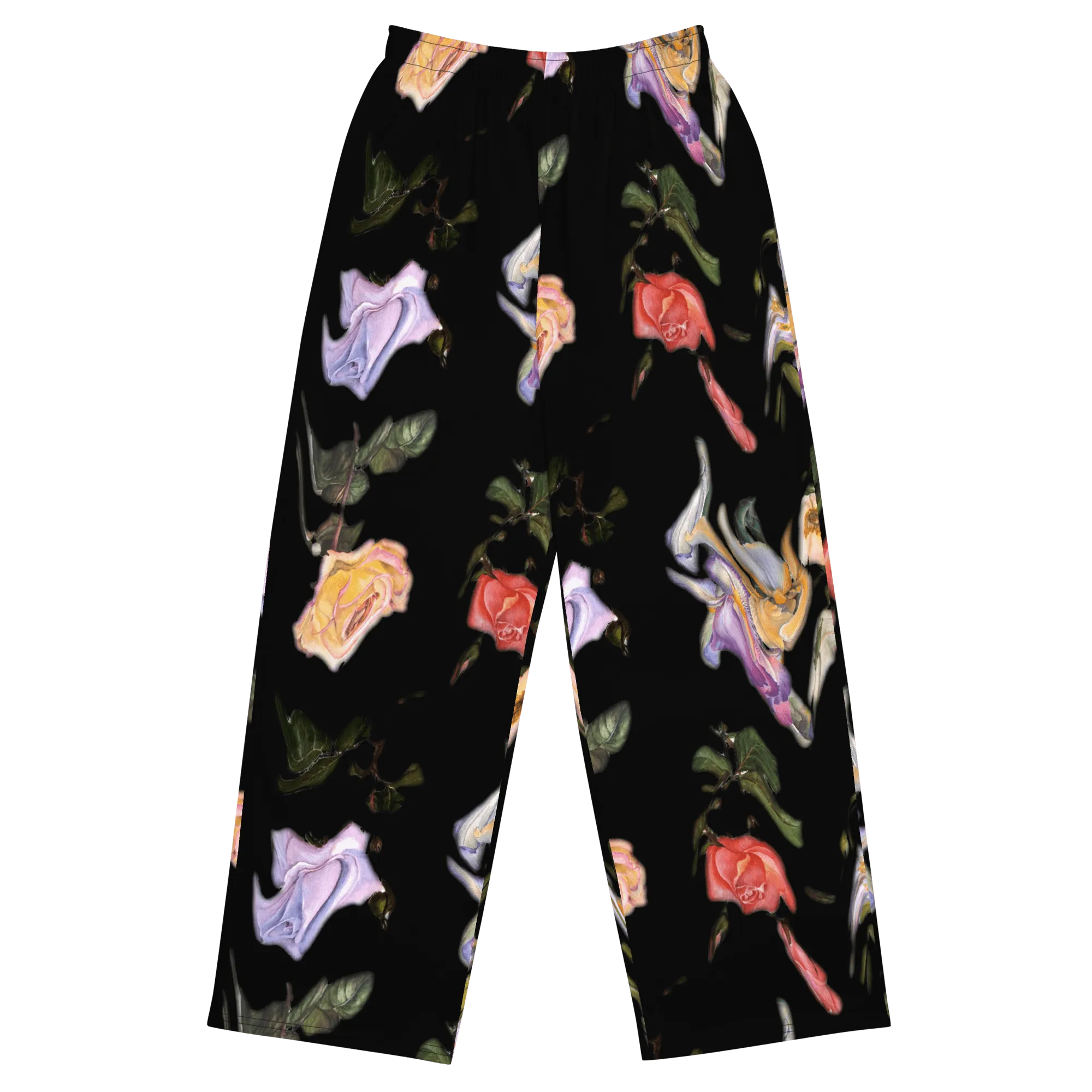 Falling Flowers® Unisex Wide-Leg Pants