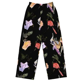 Falling Flowers® Unisex Wide-Leg Pants