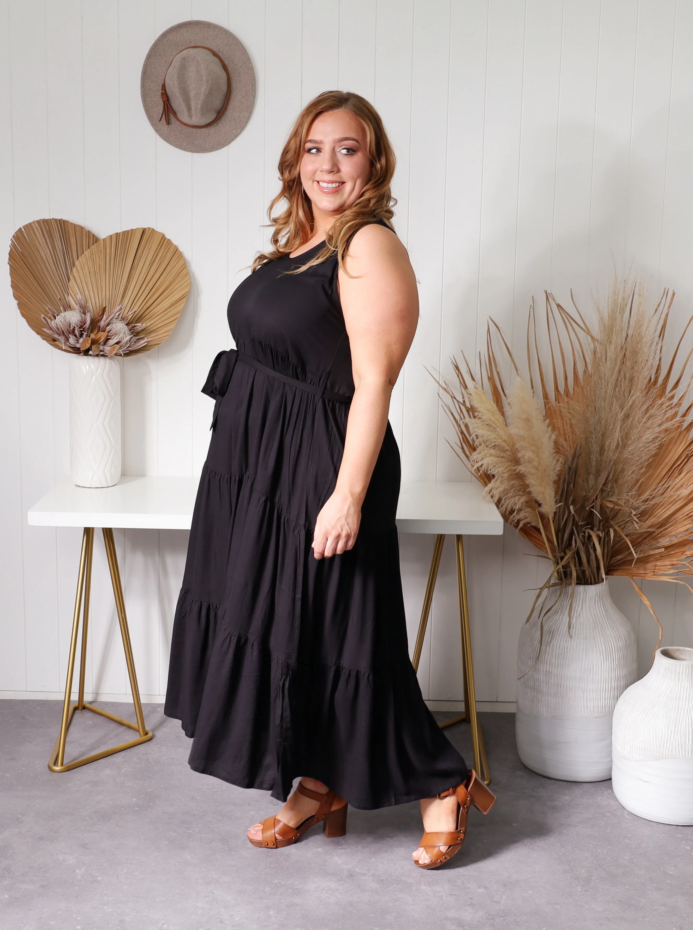 Flossie Maxi Dress - Black