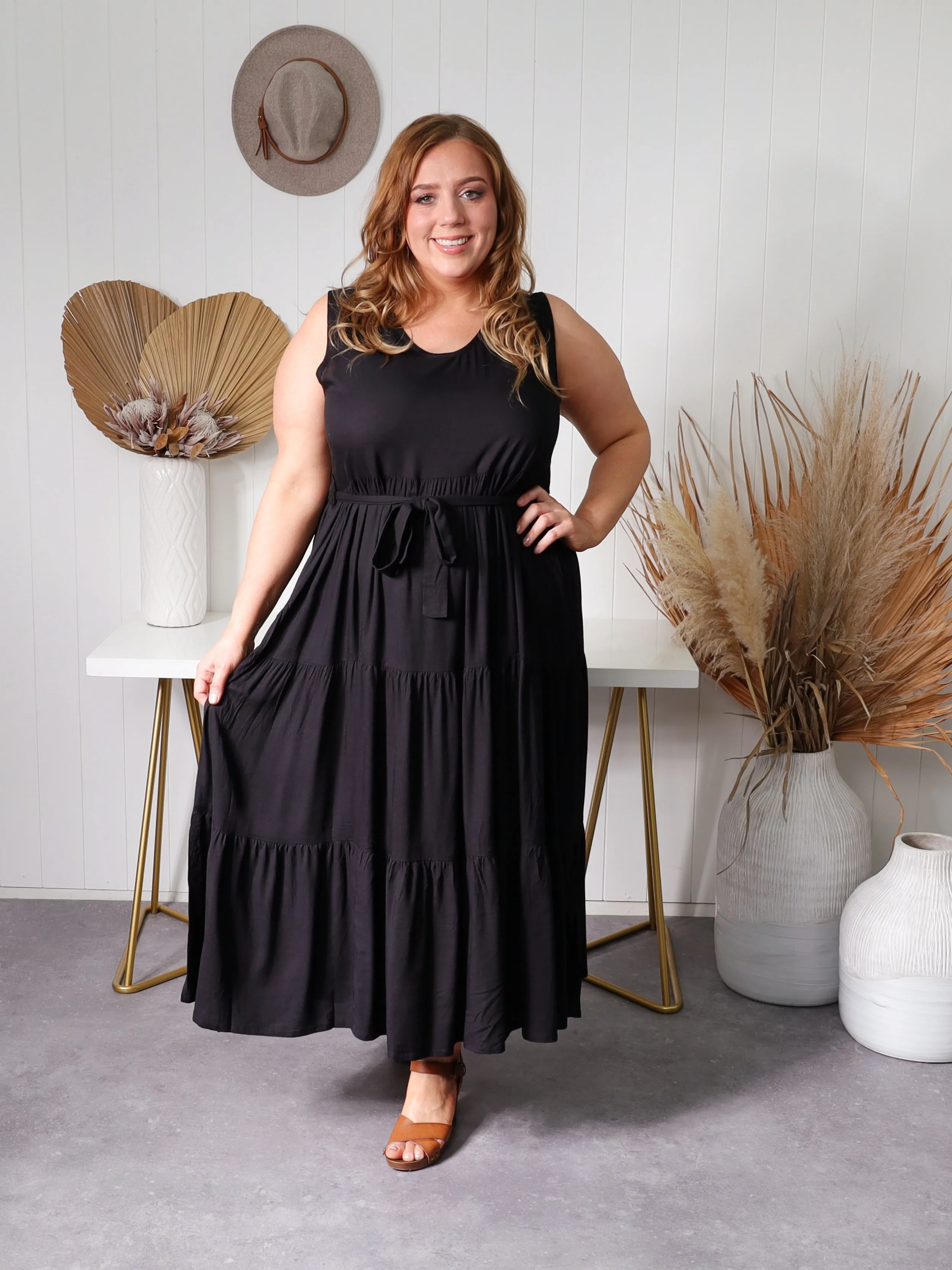 Flossie Maxi Dress - Black