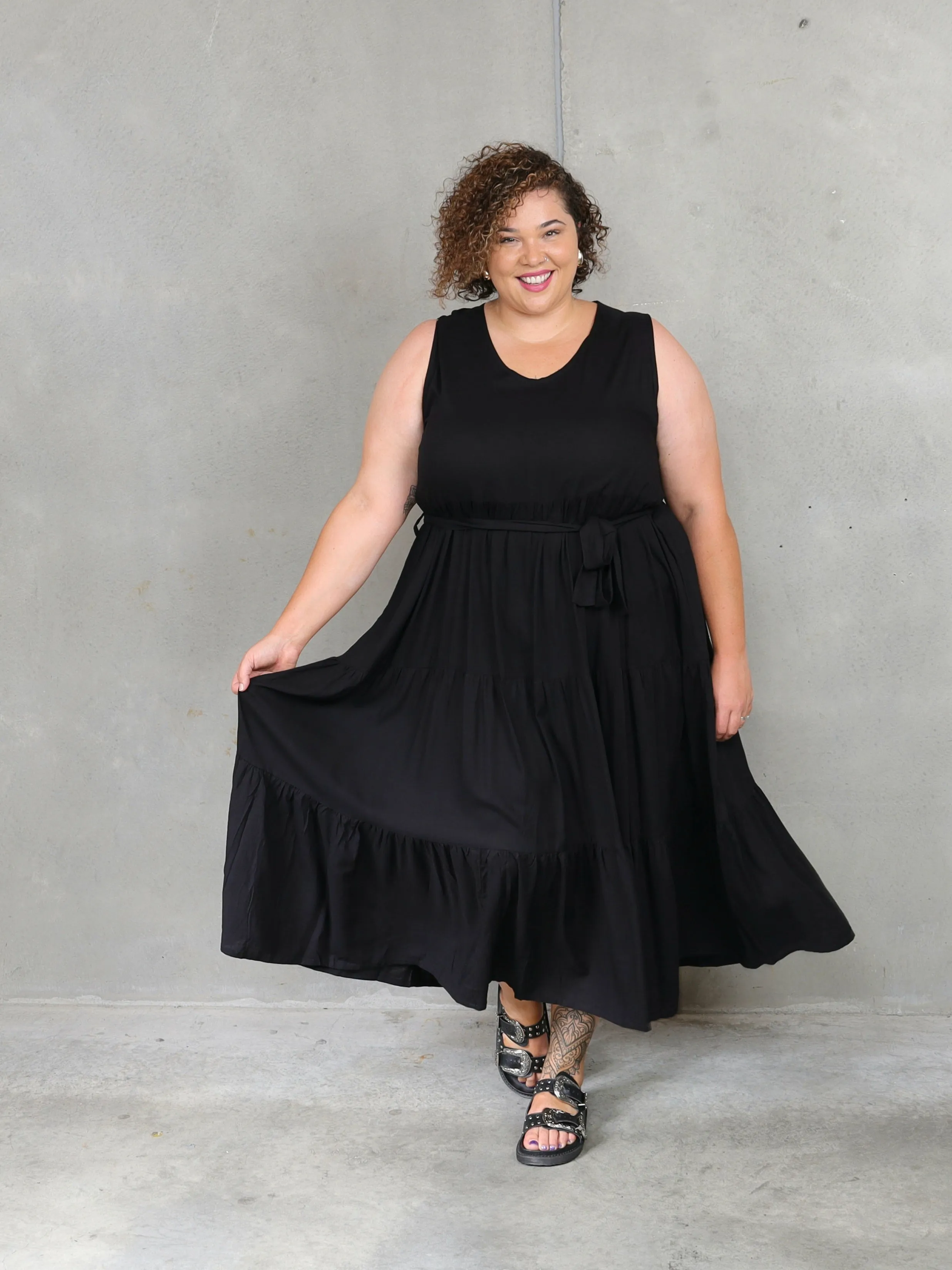 Flossie Maxi Dress - Black