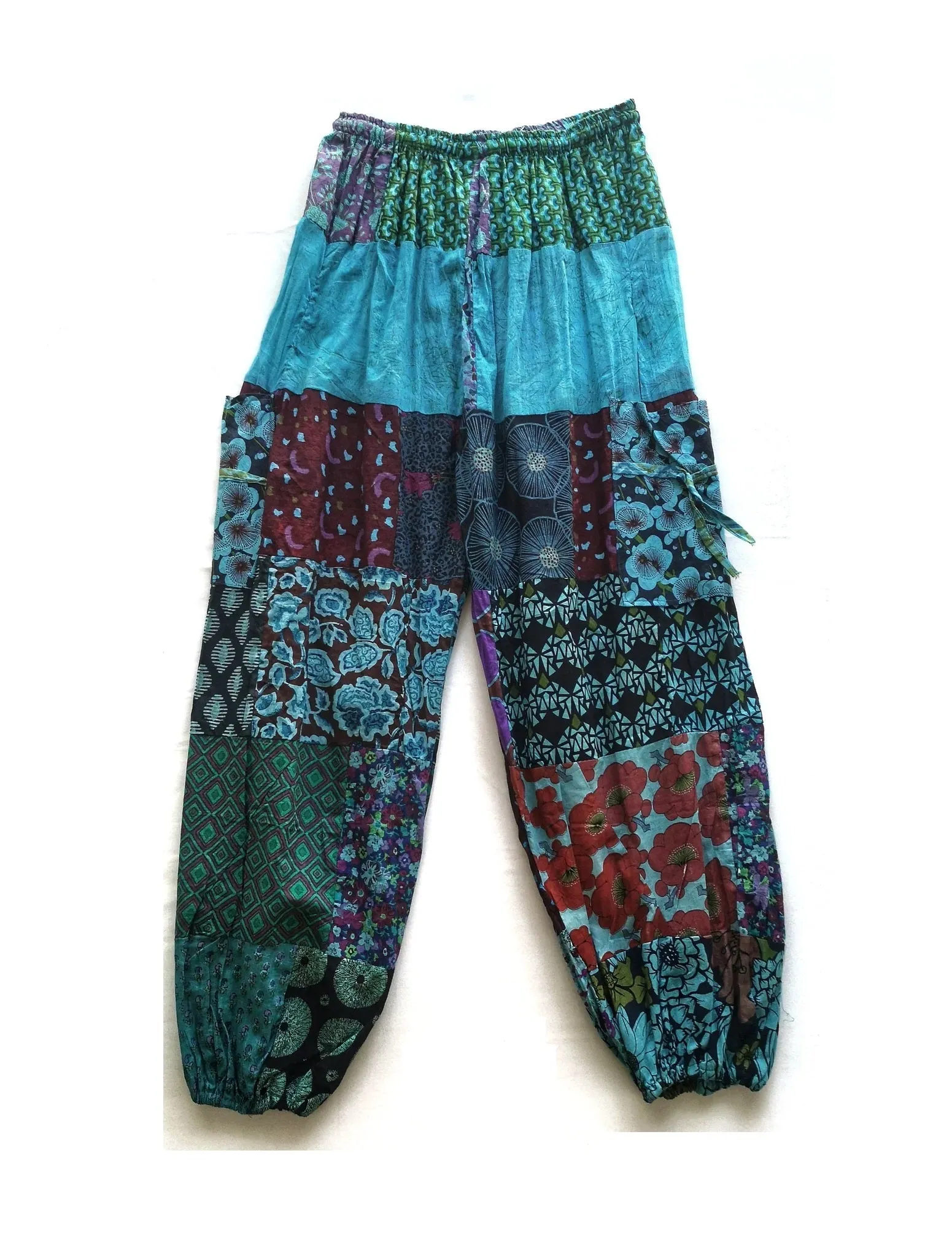 Forest Of Enchantment Patchwork Harem Pants