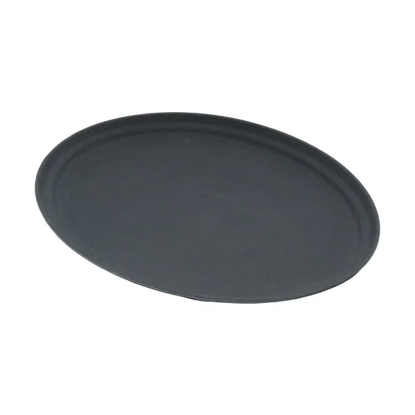 Gengrip 27" Oval Non-Slip Tray Black