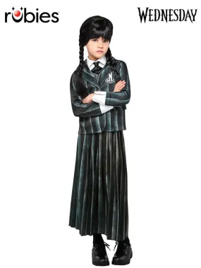 Girls Costume - Wednesday Nevermore Academy Black Costume (Netflix)