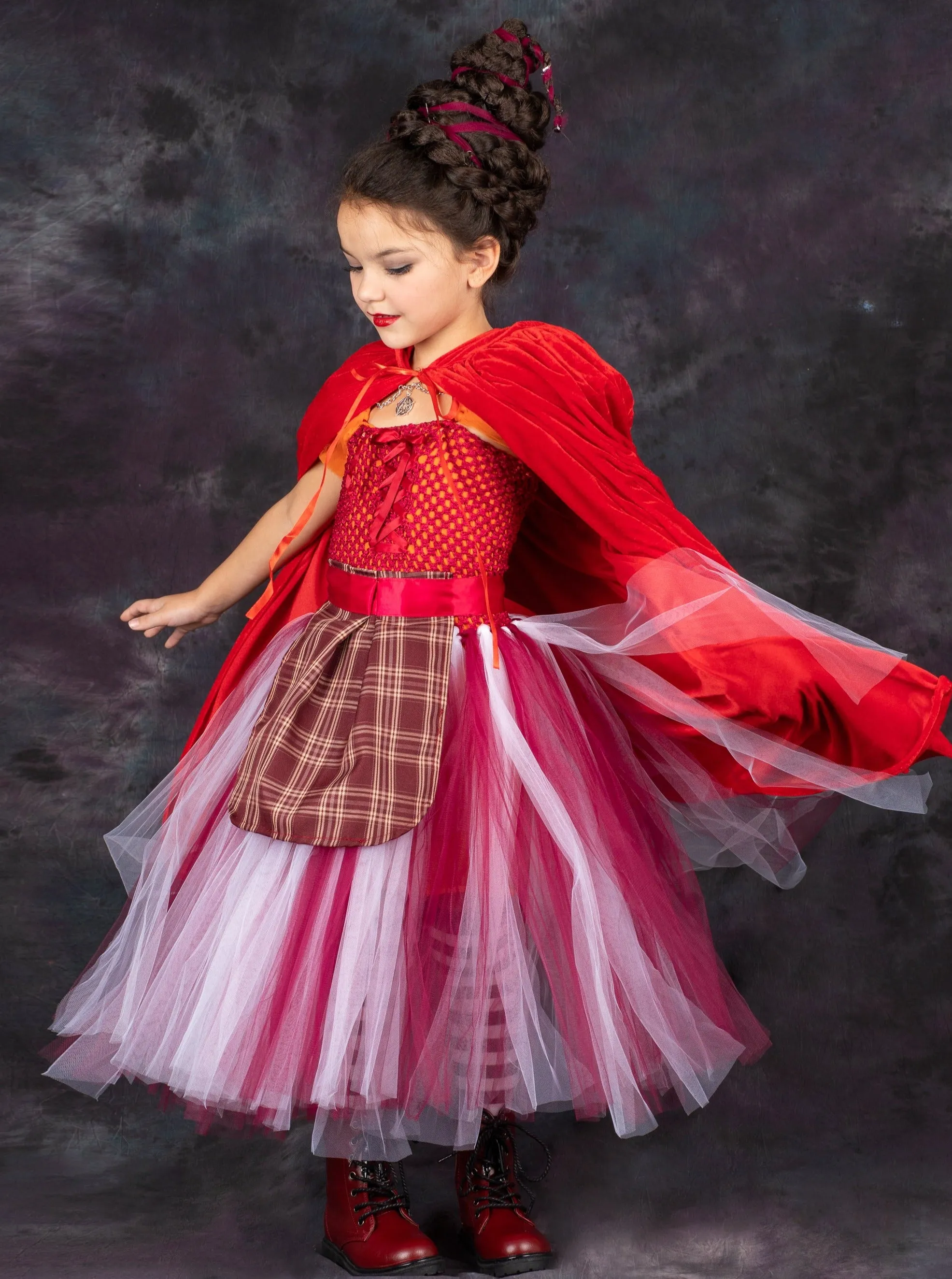 Girls Hocus Pocus Mary Sanderson Inspired Costume Dress