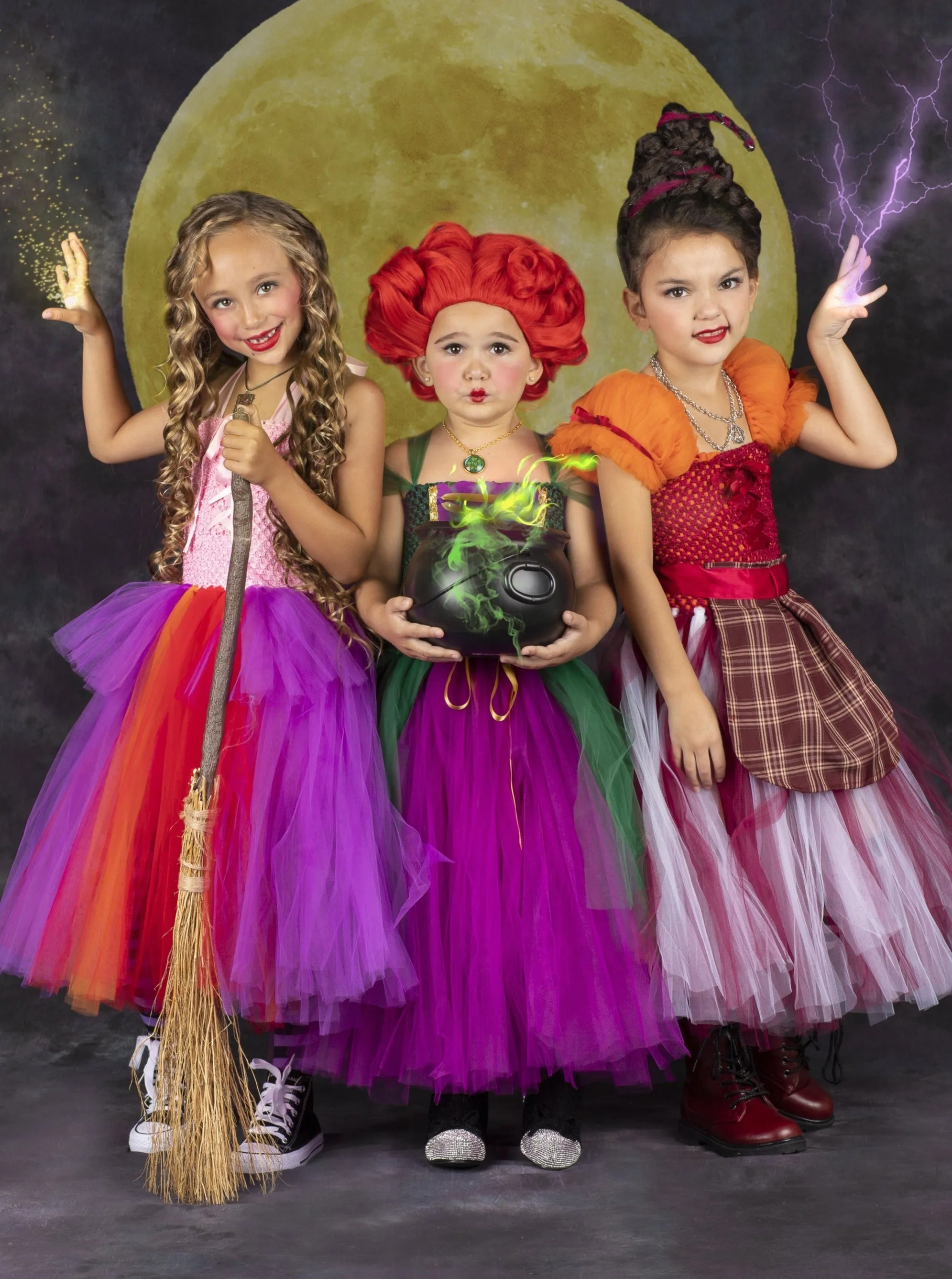 Girls Mary Sanderson Witch Tutu Costume Dress