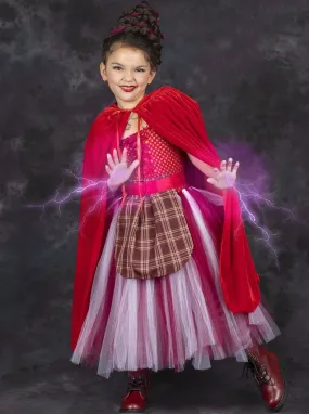 Girls Mary Sanderson Witch Tutu Costume Dress