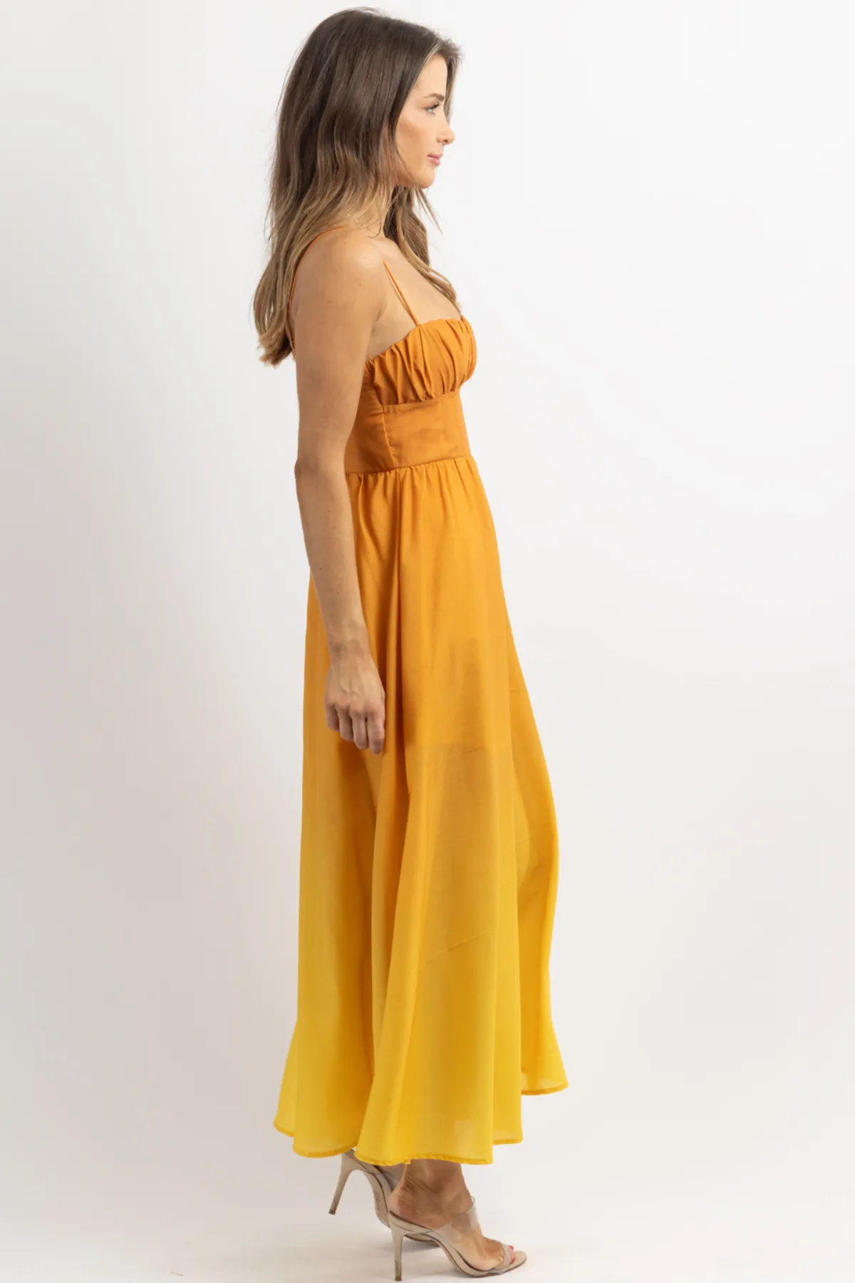 GOLDEN OMBRE MAXI DRESS