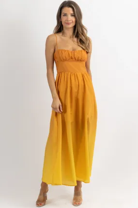 GOLDEN OMBRE MAXI DRESS